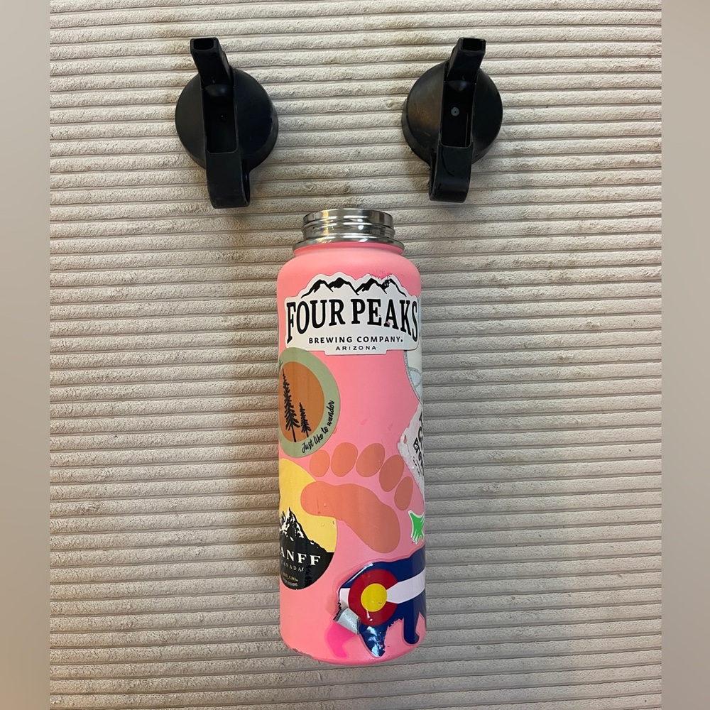 Hydro Flask 40 Oz Bubblegum Barbie Pink Insulated Stainless Steel Water Bottle